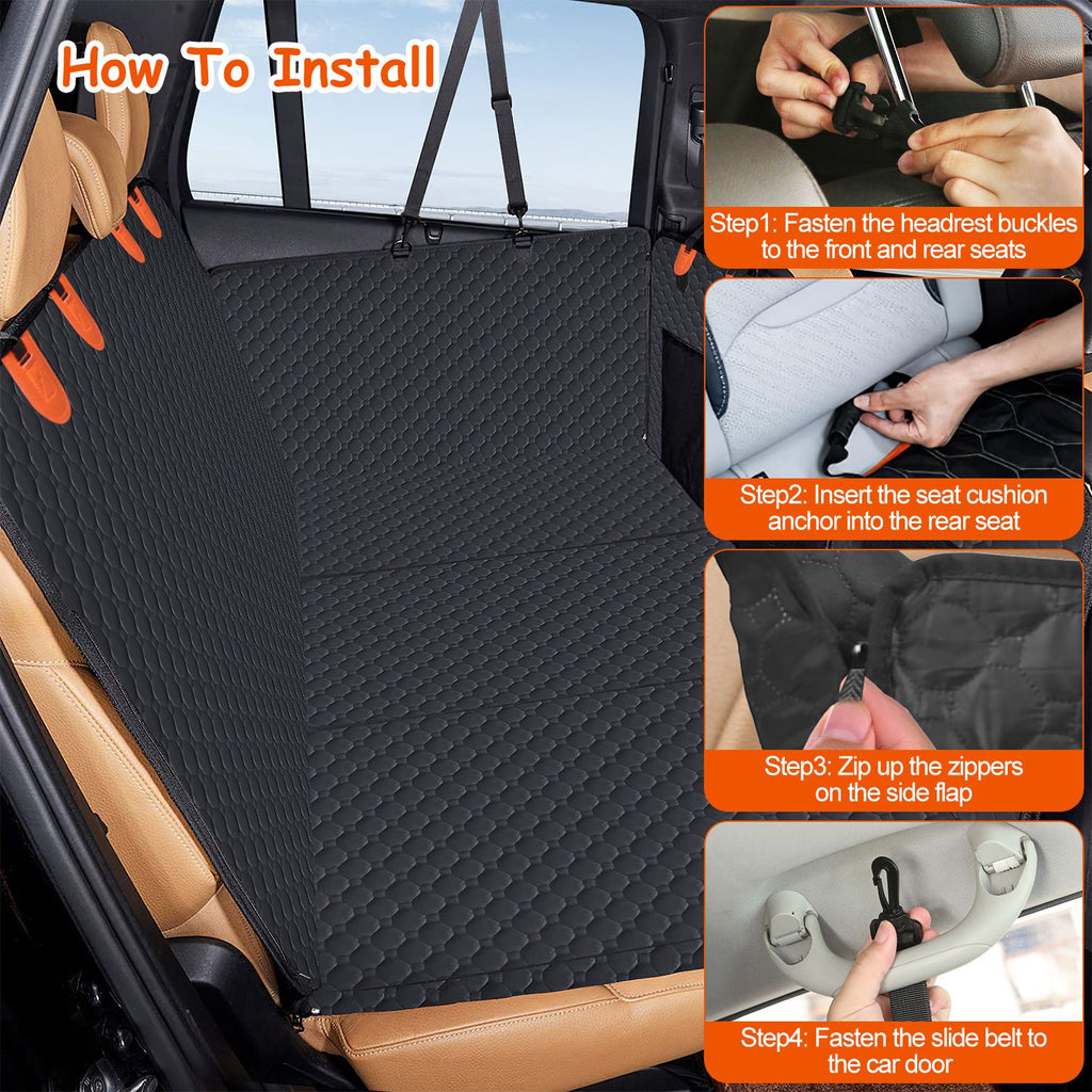 Brindlewick Heavy-Duty Dog Car Seat Cover & Cargo Liner