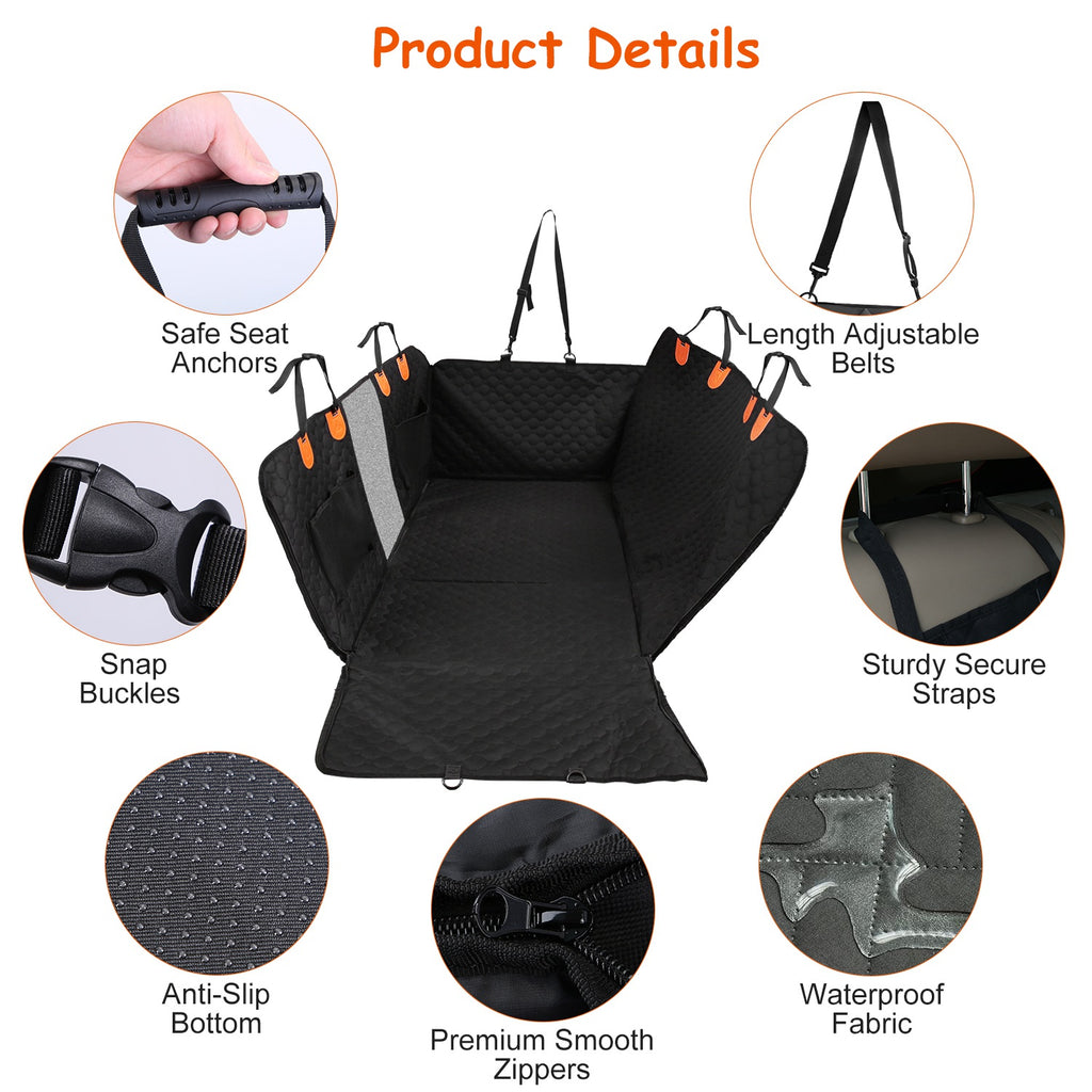Brindlewick Heavy-Duty Dog Car Seat Cover & Cargo Liner